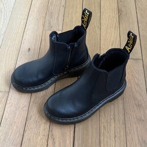 Dr. Martens Black Leather Ankle Boots